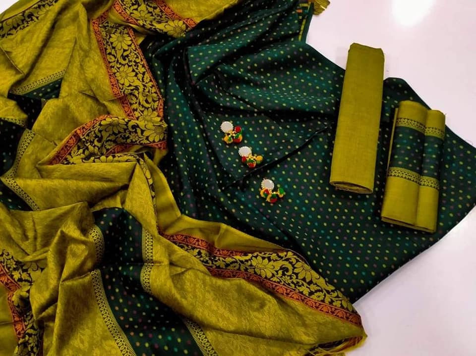 WINTER SILK DIGITAL PRINTED 3-PIECE - DP#12